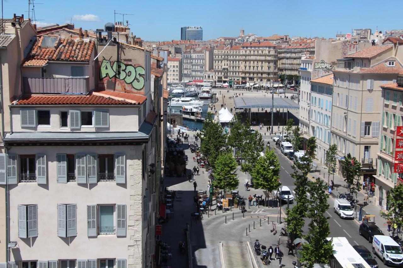 Appartement SUPERBE DUPLEX avec Vue imprenable sur le VIEUX PORT à Marseille Extérieur photo